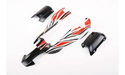 Q-Baja Body Shell - White & Red as per picture | Rovan Sports